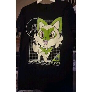 Pokemon Sprigatito Premium T-Shirt  Boxlunch GameFreak Exclusive Small New B7
